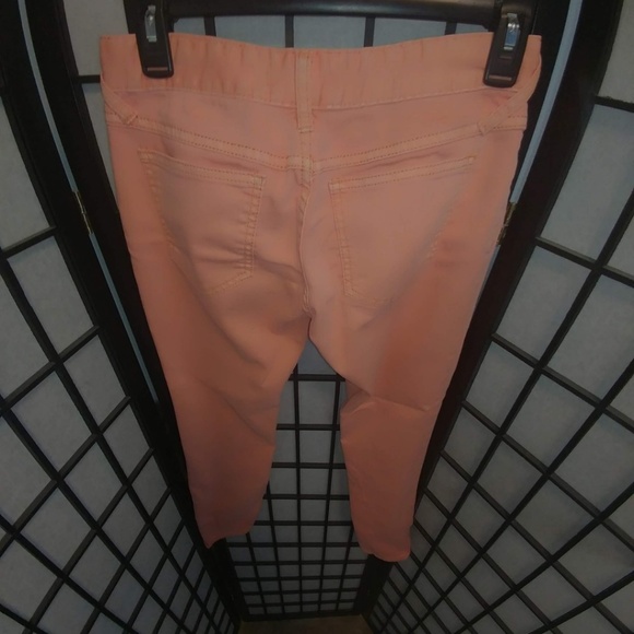 Women Free People Peach Skinny Jeans Ankle Zipper - Picture 7 of 7